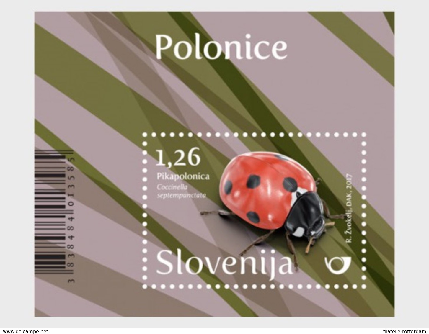 Slovenië / Slovenia - Postfris / MNH - Sheet Lieveheersbeestje 2017 - Slovenië