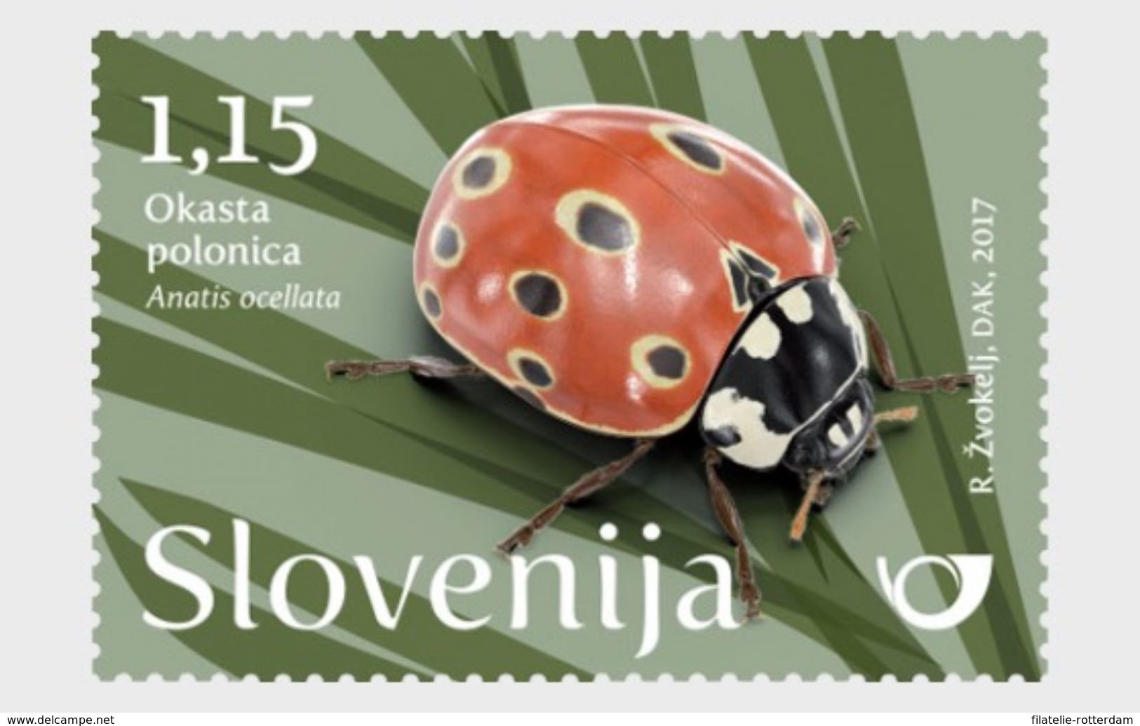 Slovenië / Slovenia - Postfris / MNH - Complete Set Lieveheersbeestje 2017 - Slovenië