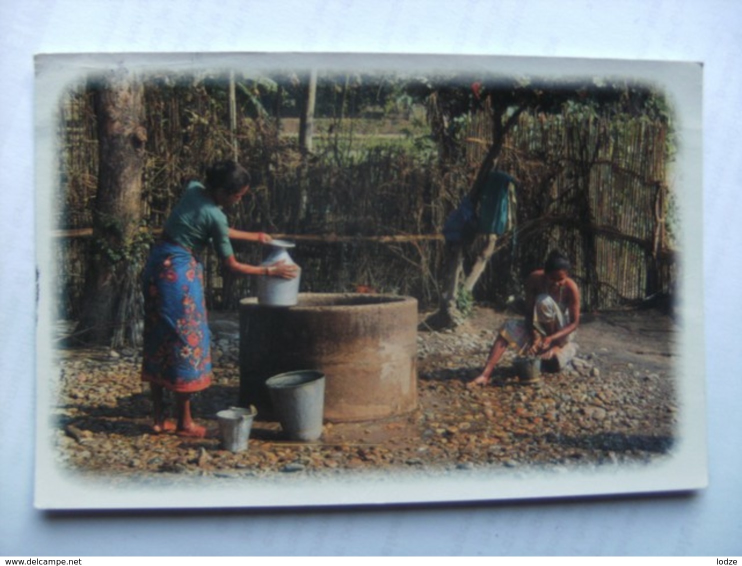 Nepal Fetching Drinking Water From The Well - Nepal