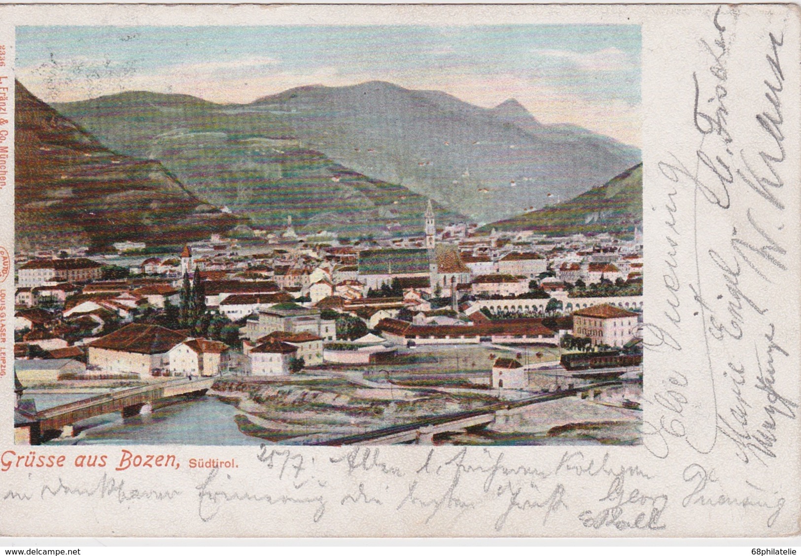 ITALIE 1904 CARTE POSTALE DE BOLZANO  (BOZEN) - Bolzano