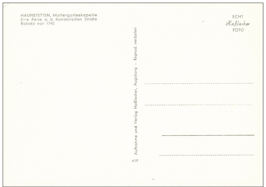 Muttergotteskapelle (Haunstetten) / Augsburg (D-A189) - Augsburg