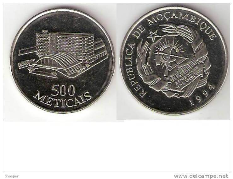 Mozambique 500 Metical 1994  Km 121  Unc !!!!!! - Mozambique