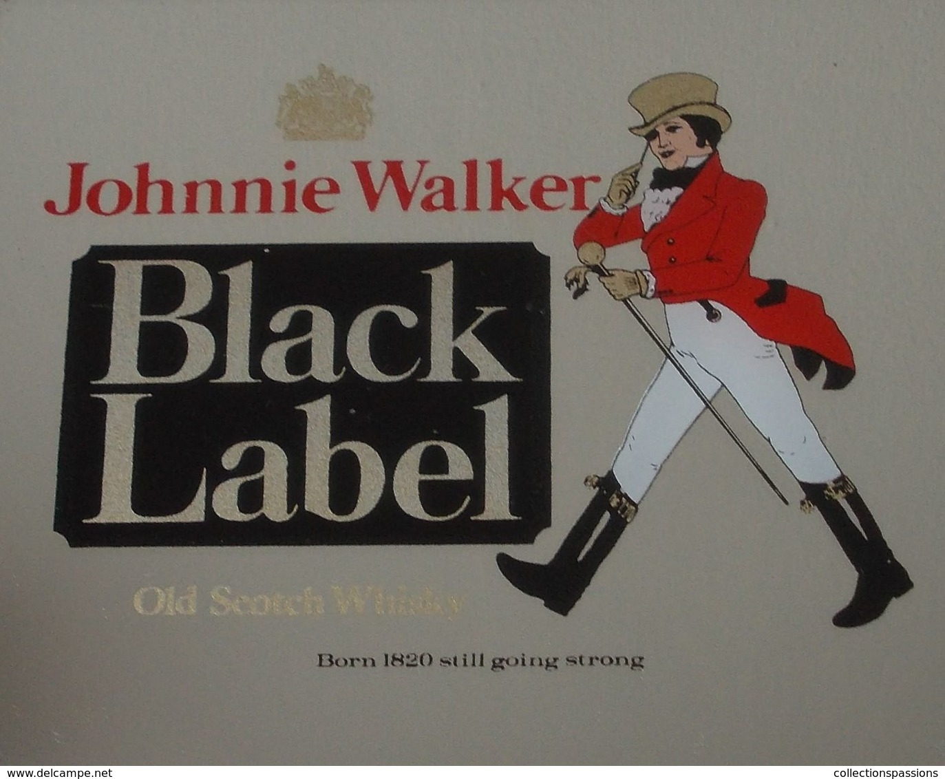 - Ancien Miroir Publicitaire - Whisky Johnnie Walker - - Mirrors