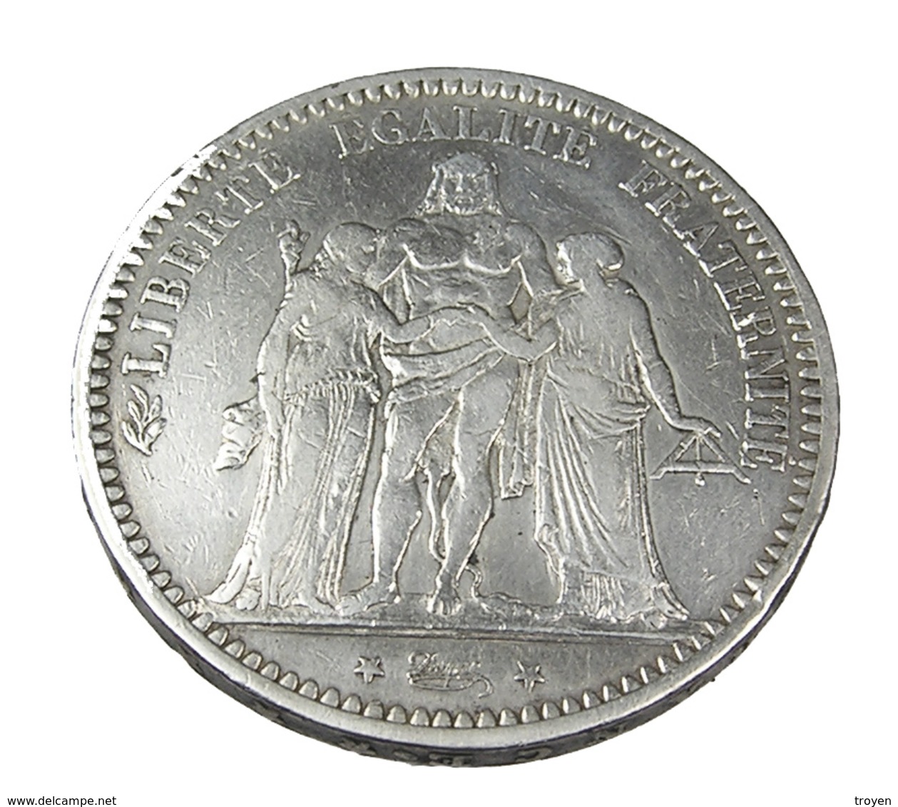 5 Francs - Hercule - France - 1873 A - Argent - TB+ - - Other & Unclassified