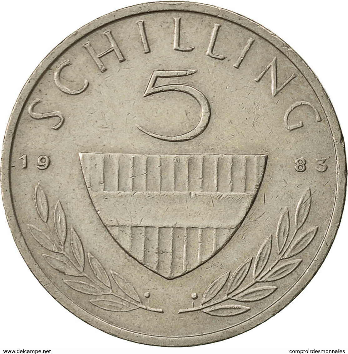 Monnaie, Autriche, 5 Schilling, 1983, TTB+, Copper-nickel, KM:2889a - Autriche