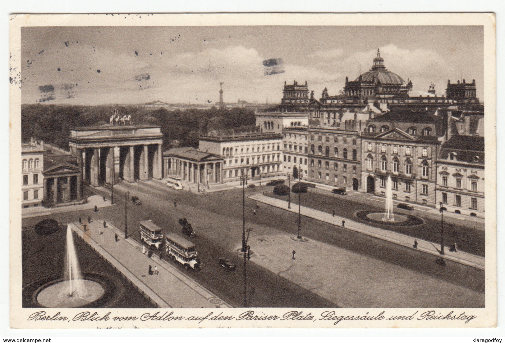 Vorsicht Im Straßenverkehr Slogan Postmark On Berlin Old Postcard Travelled 1938 B180103 - Briefe U. Dokumente