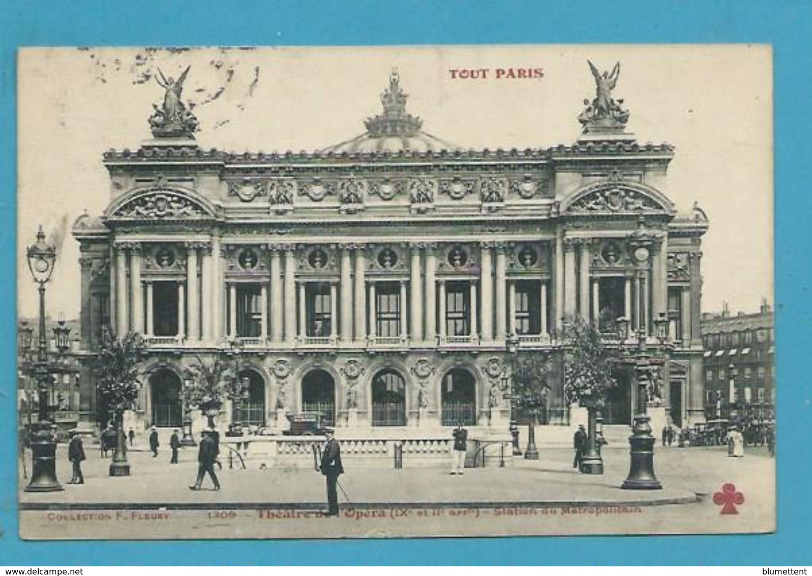 CPA TOUT PARIS 1309 - Théâtre De L'Opéra Station Du Métropolitain (IIème Et IXème Arrt) - District 02