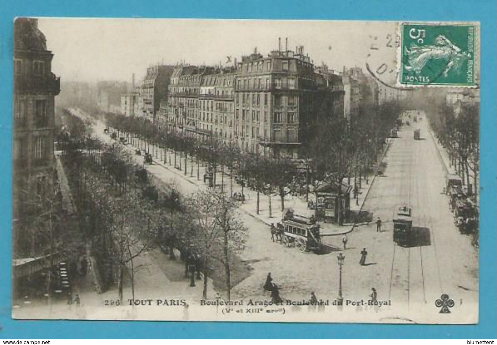 CPA TOUT PARIS 296 - Boulevard Arago Et Boulevard Du Port Royal (Vème Et XVIIIème Arrt) Collection FLEURY - Paris (05)