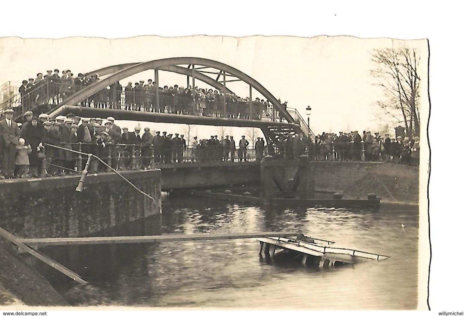 INGELMUNSTER    FOTOKAART    BASSIN  NIEUWE  BRUG - Ingelmunster