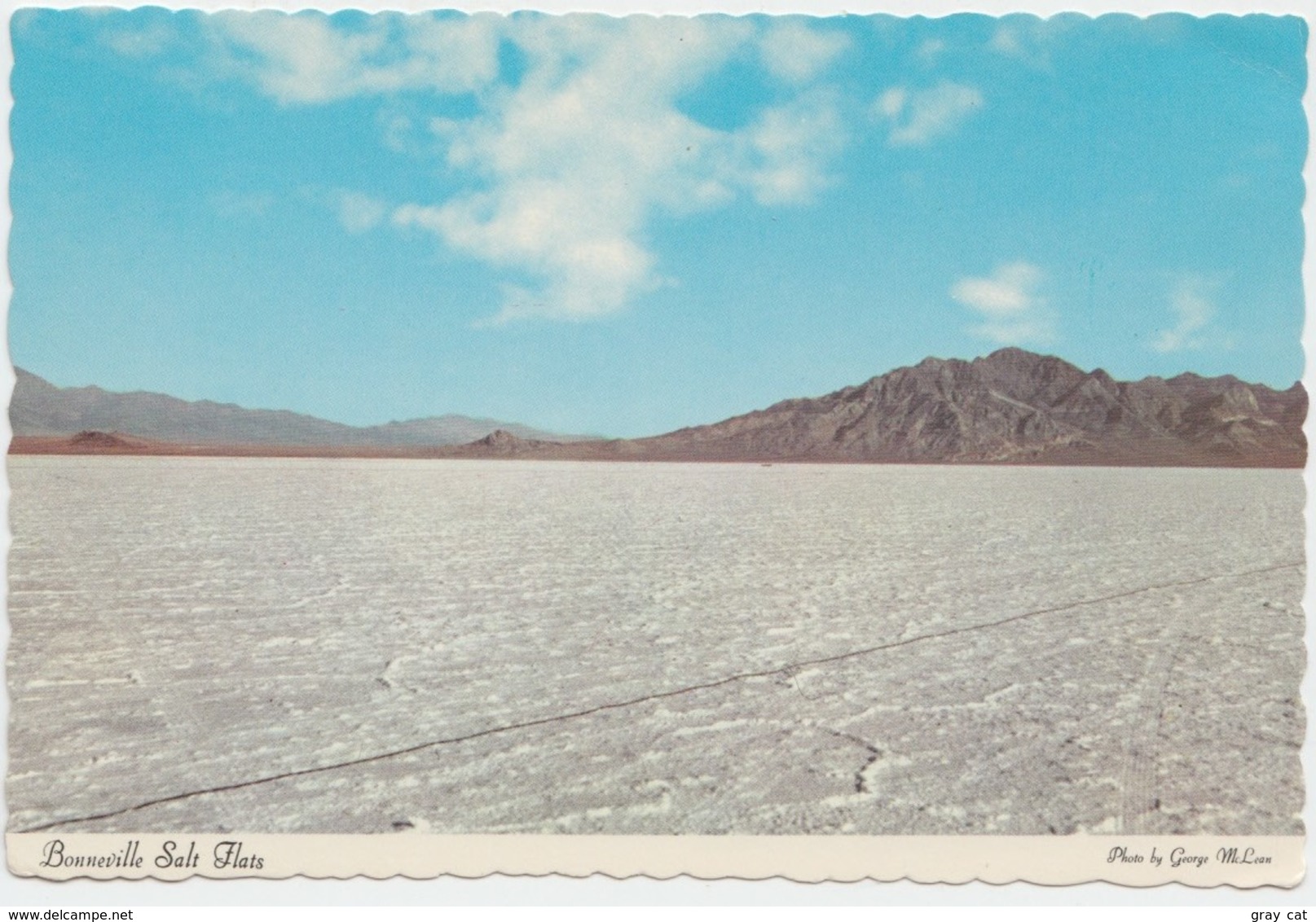 Bonneville Salt Flats, Wendover, Utah-Nevada, Unused  1970s Postcard [20825] - Other & Unclassified