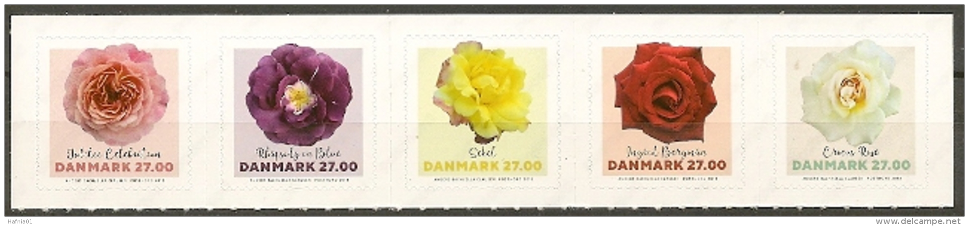 Denmark 2018. Roses MNH Stamps. - Ungebraucht