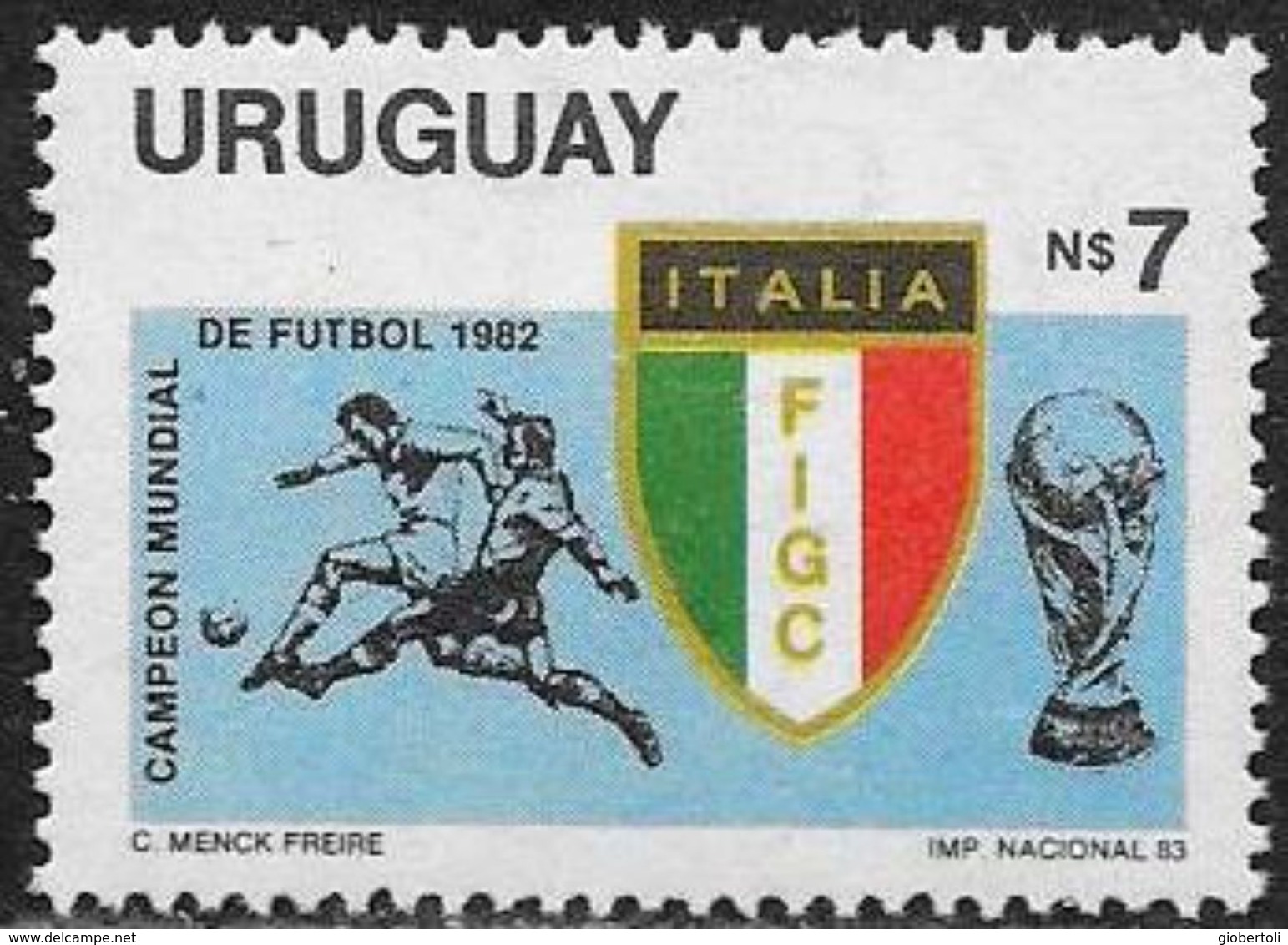 Uruguay: Italia Campione Del Mondo, Italie Champion Du Monde, Italy World Champion - 1982 – Spain