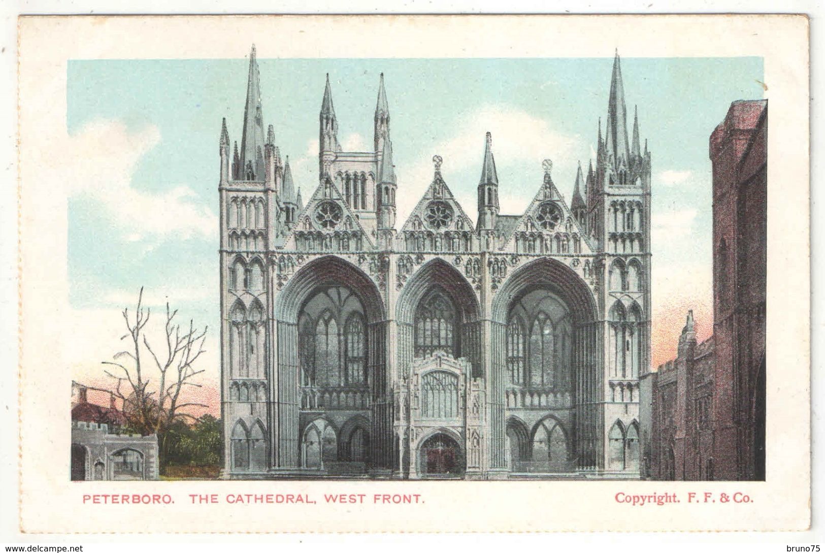 PETERBORO - The Cathedral, West Front - Huntingdonshire