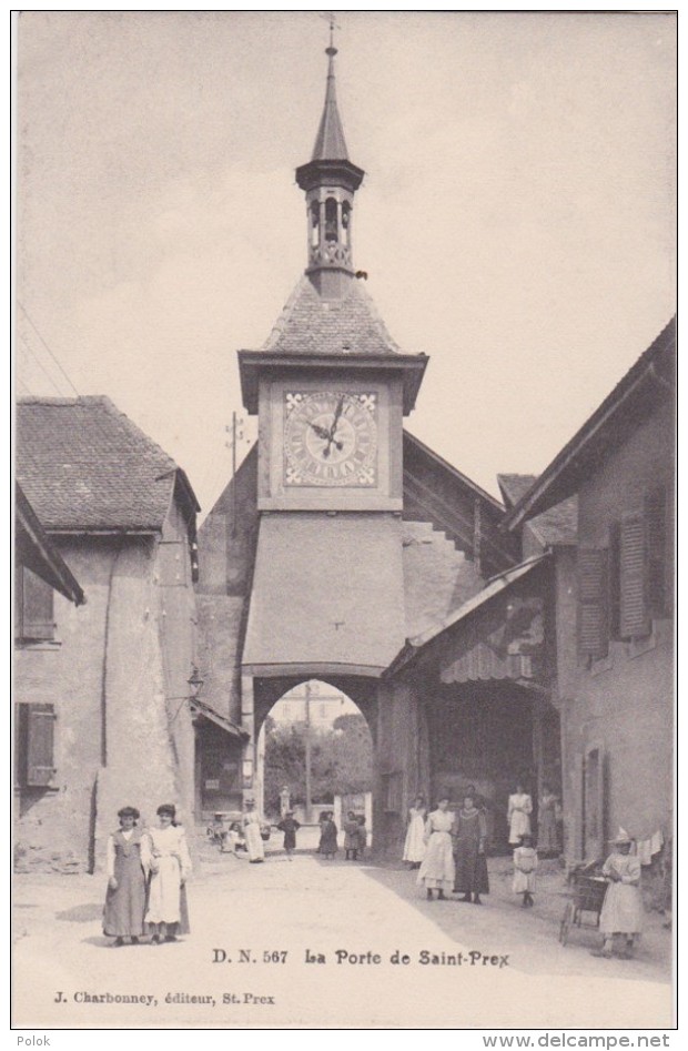 Bm - Cpa Saint Prex (Vaud) - La Porte - Saint-Prex