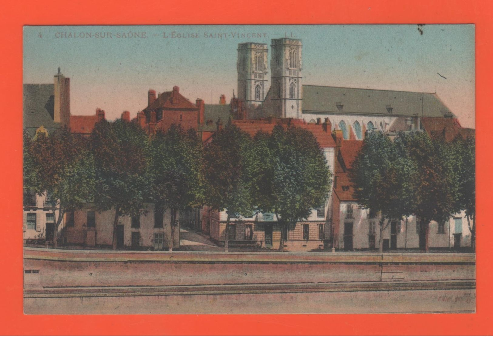 ET/141  CHALON SUR SAONE  L EGLISE SAINT VINCENT ST - Chalon Sur Saone