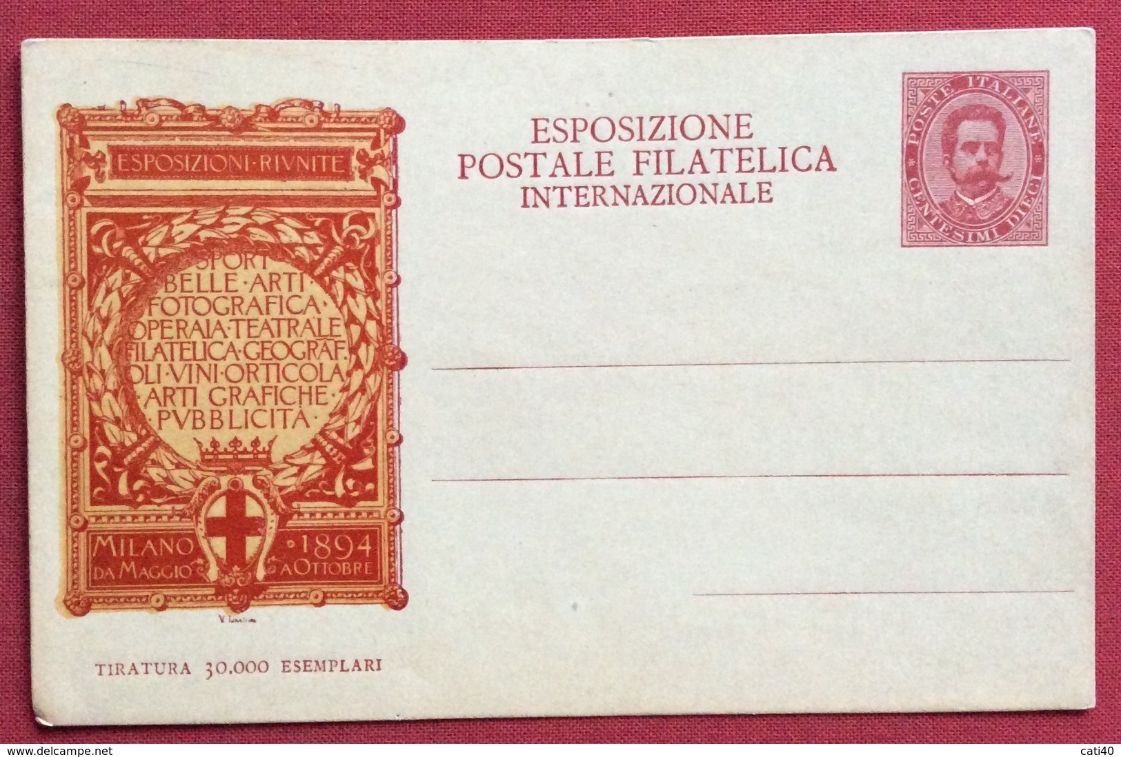 CARTOLINA POSTALE COMMISSIONE PRIVATA ESPOSIZIONE POSTALE NUOVA - Poststempel