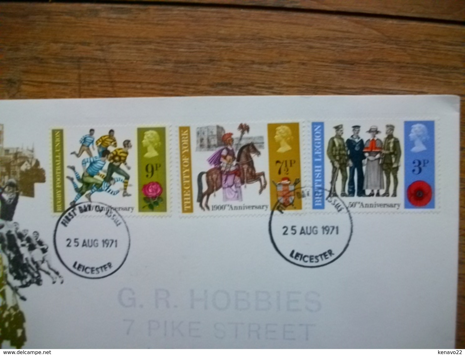 Lot De 4 Lettres Avec Document à L'intérieure "" Beaux Timbres "" - Marcophilie