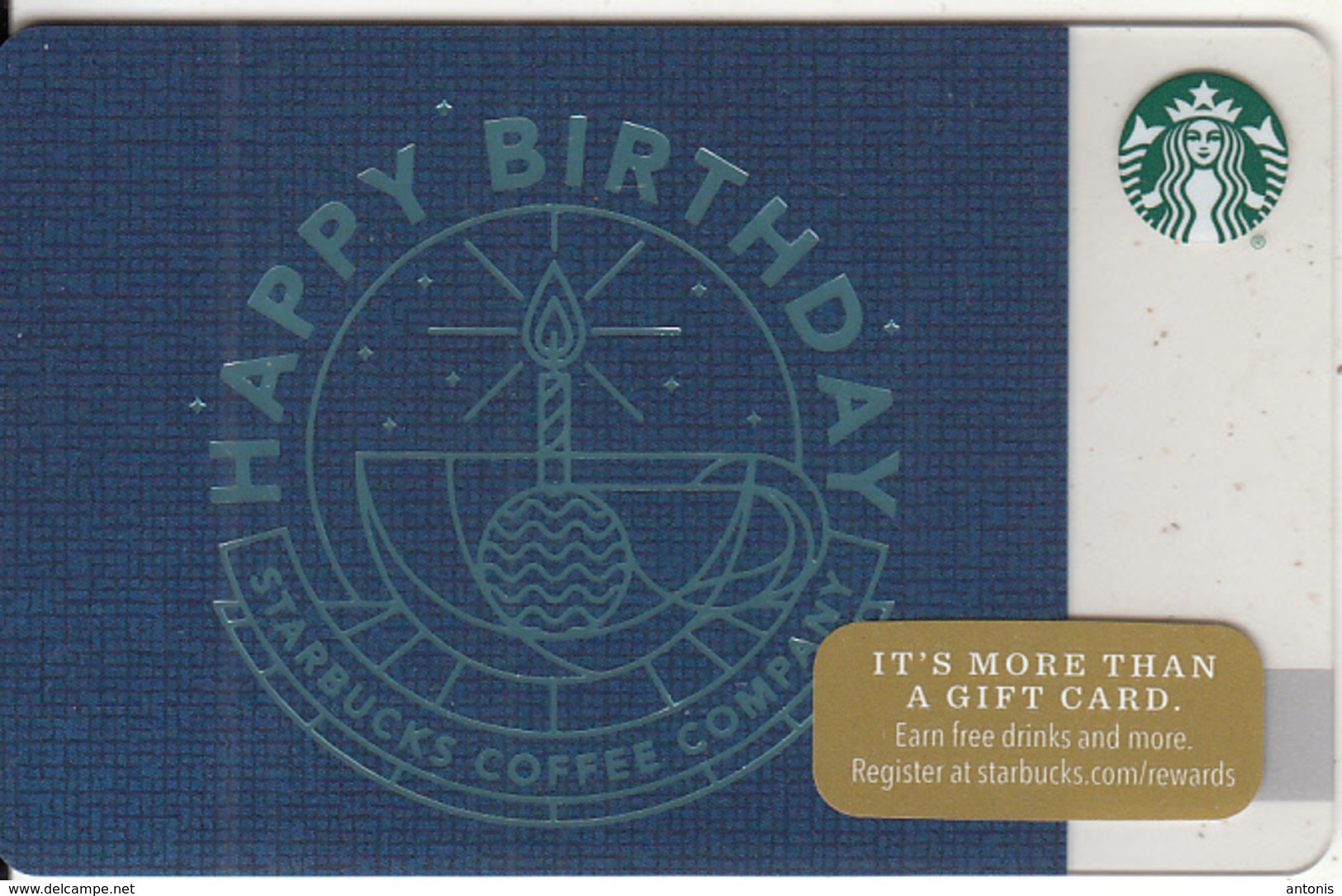 USA - Happy Birthday, Starbucks Card, CN : 6142, Unused - Gift Cards