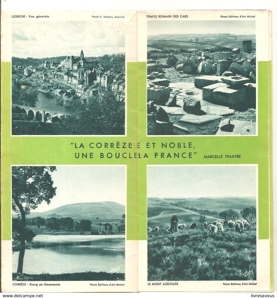 LE PAYS CORREZIEN Guide Touristique édité Par L'union Des Syndicats D'initative De La Corrèze Des Années 1960 - Limousin