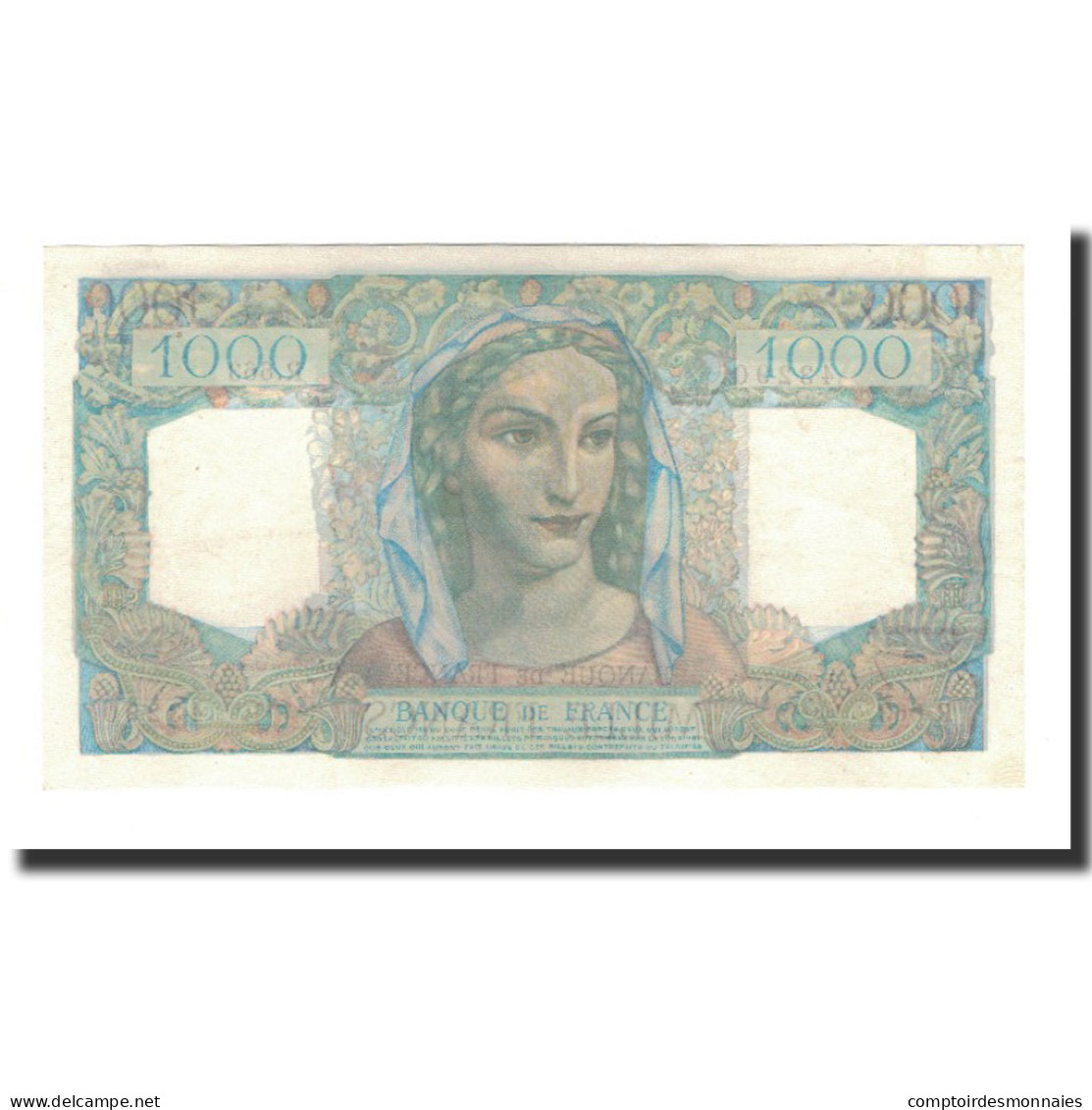 France, 1000 Francs, 1950-06-29, SPL, Fayette:41.33, KM:130c - 1 000 F 1945-1950 ''Minerve Et Hercule''