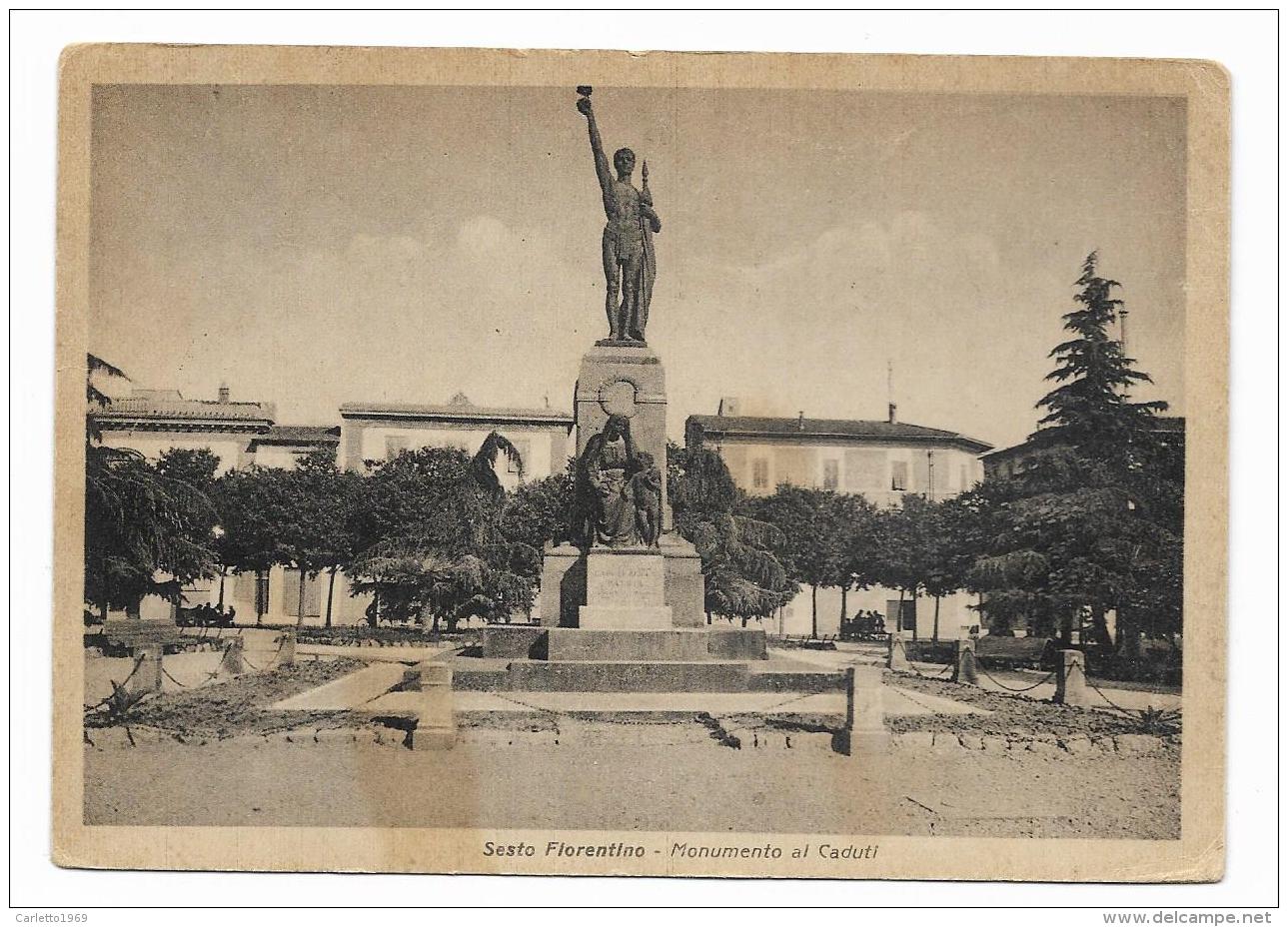 SESTO FIORENTINO - MONUMENTO AI CADUTI  VIAGGIATA FG - Firenze