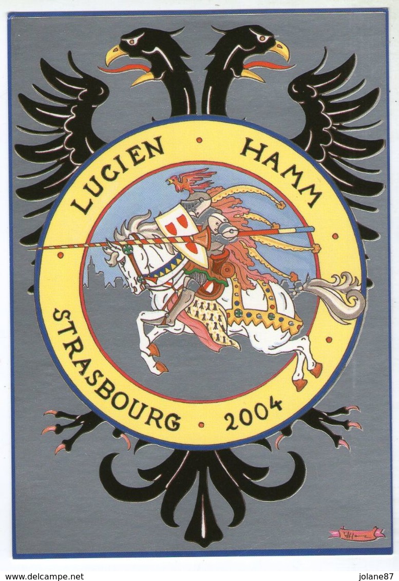 CPM   ILLUSTRATEUR PATRICK HAMM     LUCIEN STRASBOURG 2004   FETERA SES 14 ANS - Hamm