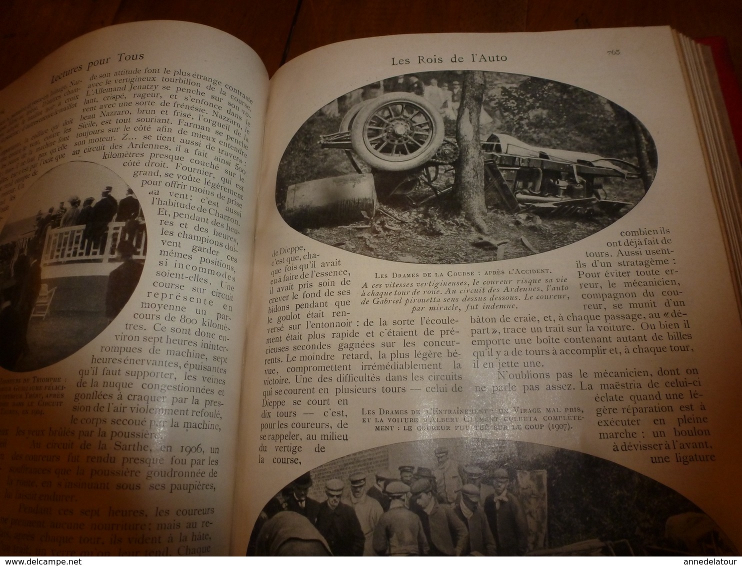 1907-1908 LECTURE POUR TOUS -->En auto et ballon;Légion au Maroc,Cinématographe;Toréadors Charette le chef vendéen;etc