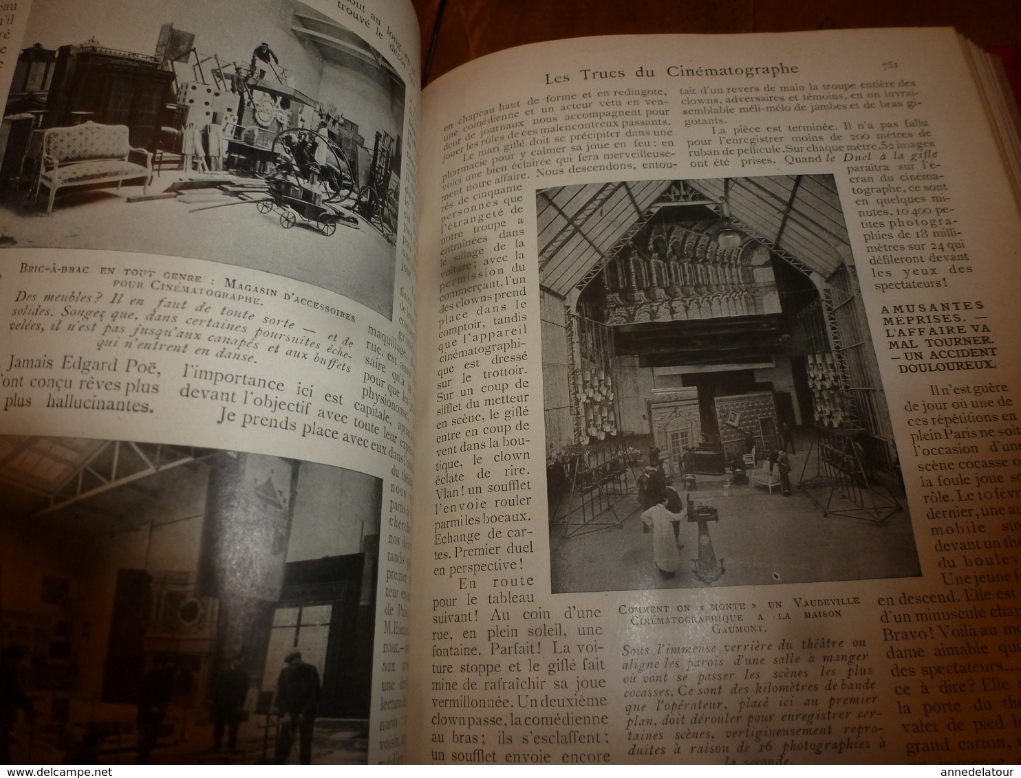 1907-1908 LECTURE POUR TOUS -->En auto et ballon;Légion au Maroc,Cinématographe;Toréadors Charette le chef vendéen;etc