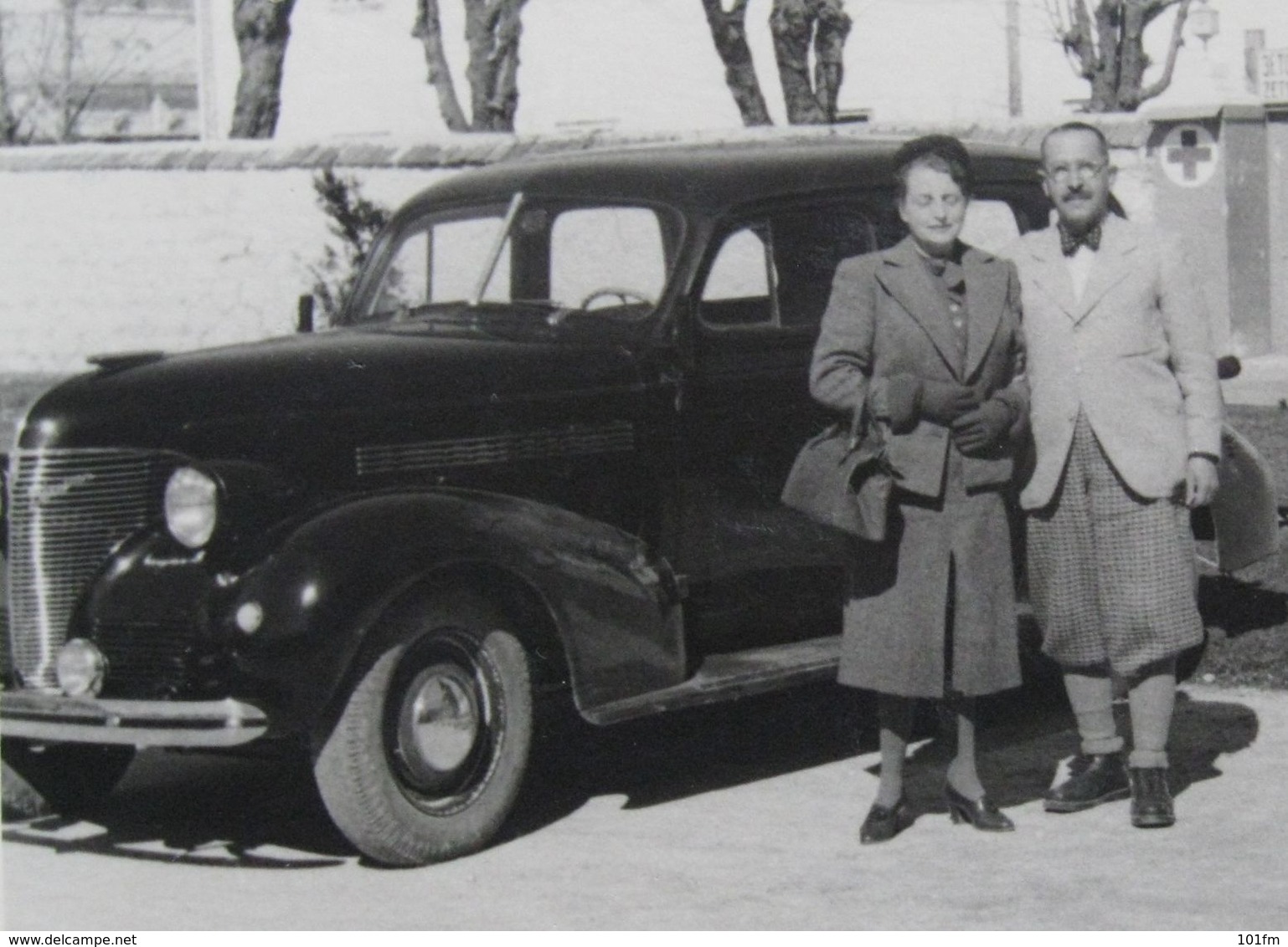 MONTENEGRO - CRNA GORA, LOT 4 ORIGINAL PHOTO, OLD CAR CA. 1940 - Voitures De Tourisme
