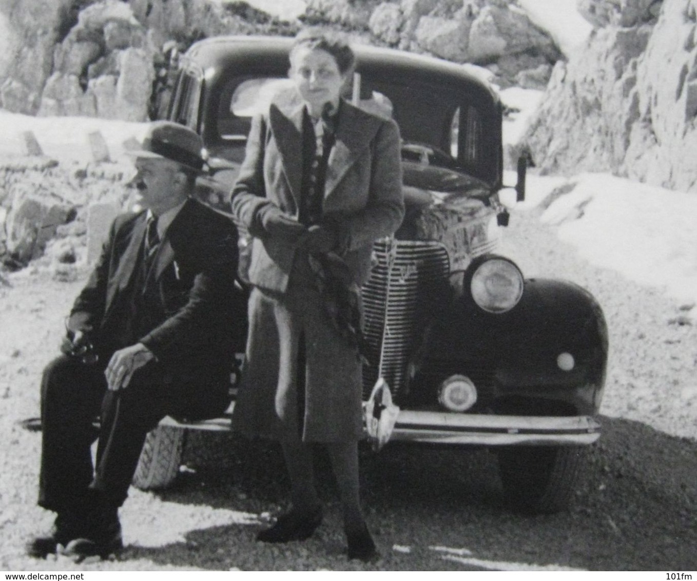 MONTENEGRO - CRNA GORA, LOT 4 ORIGINAL PHOTO, OLD CAR CA. 1940
