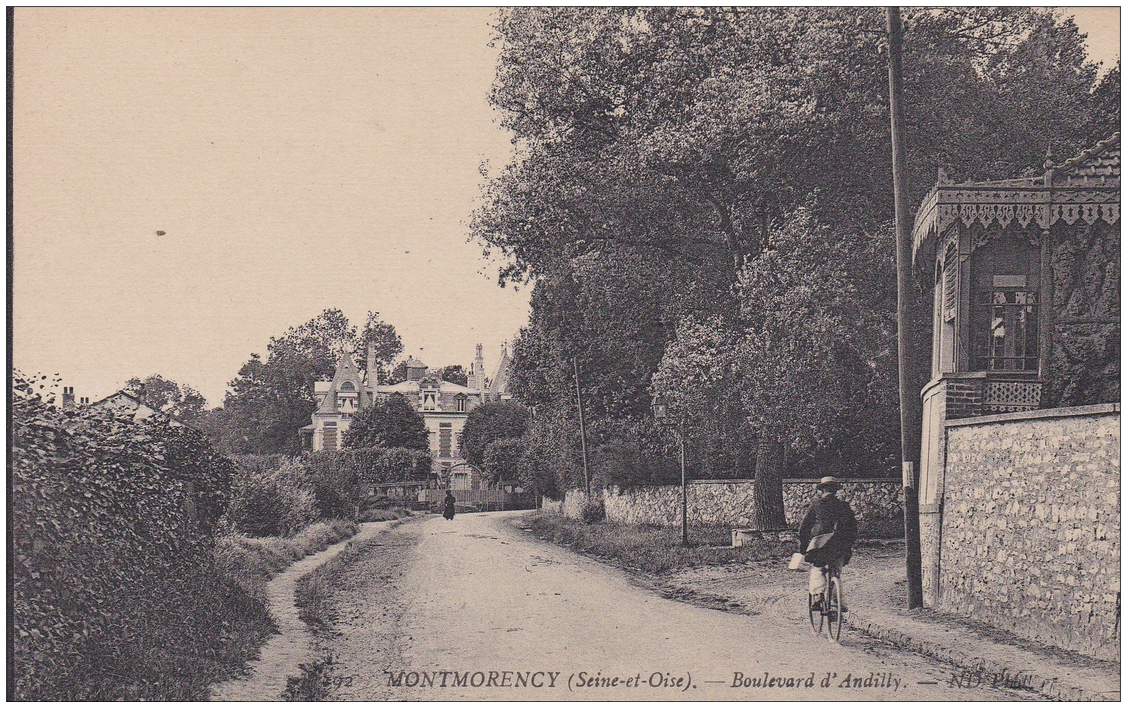 F16 - 95 - Montmorency - Val-d'Oise - Boulevard D'Andilly - N° 192 - Montmorency