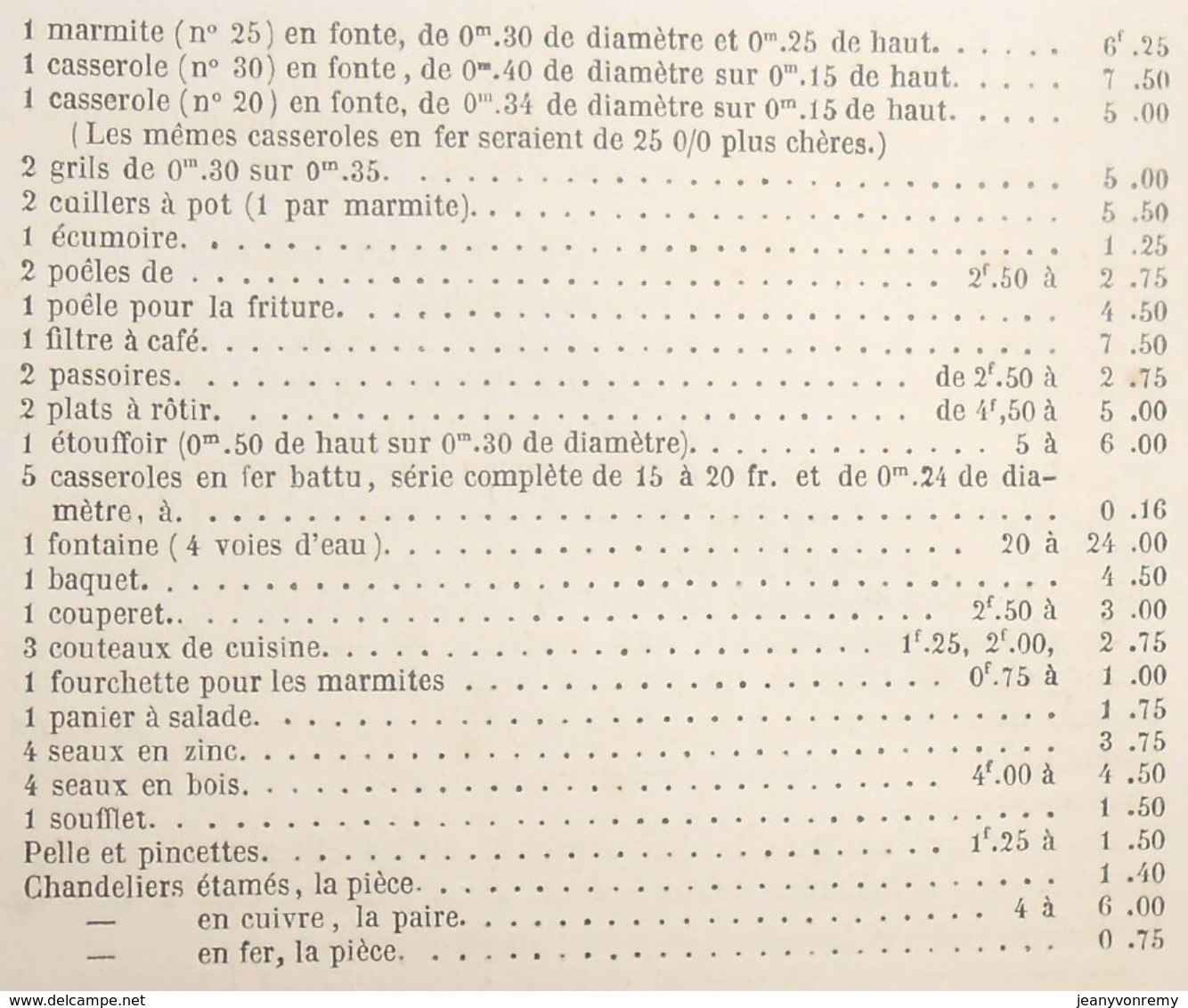 Plan Du Matériel D'une Cantine D'ouvriers Installée Au Camp De Chalons. 1859 - Travaux Publics