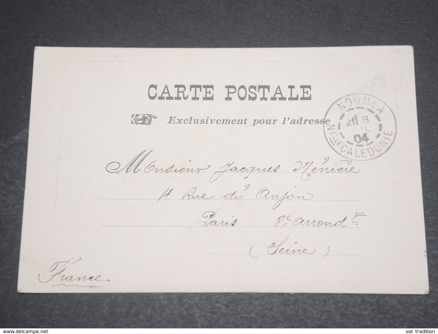 NOUVELLES HÉBRIDES  - Carte Postale , Type Néo Hébridais , Carte Voyagé En 1904 -  L 12652 - Vanuatu