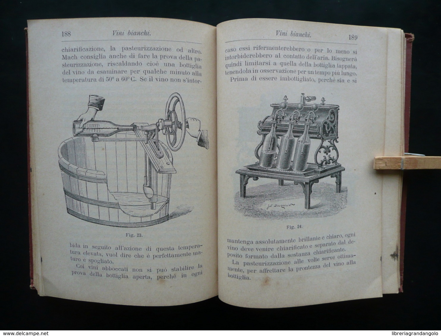 Vini Bianchi Da Pasto E Mezzocolore Giovanni A Prato Hoepli Milano 1897 Guida - Non Classificati