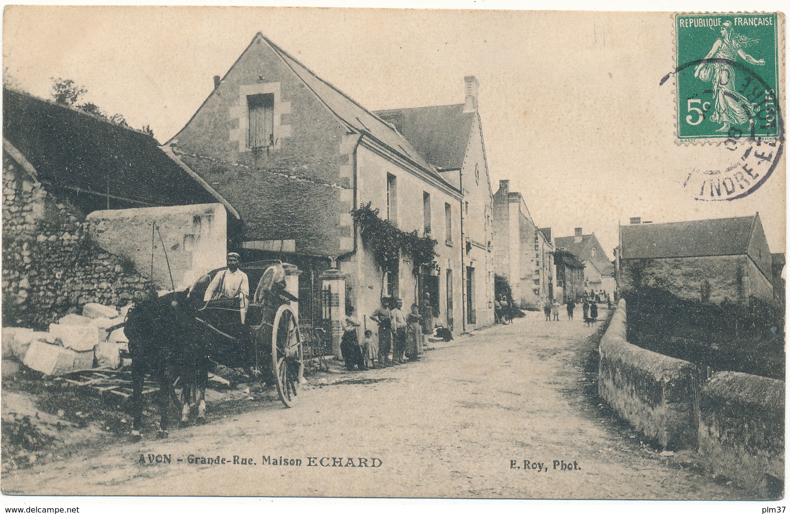 AVON LES ROCHES - Grande Rue, Maison ECHARD - Autres & Non Classés