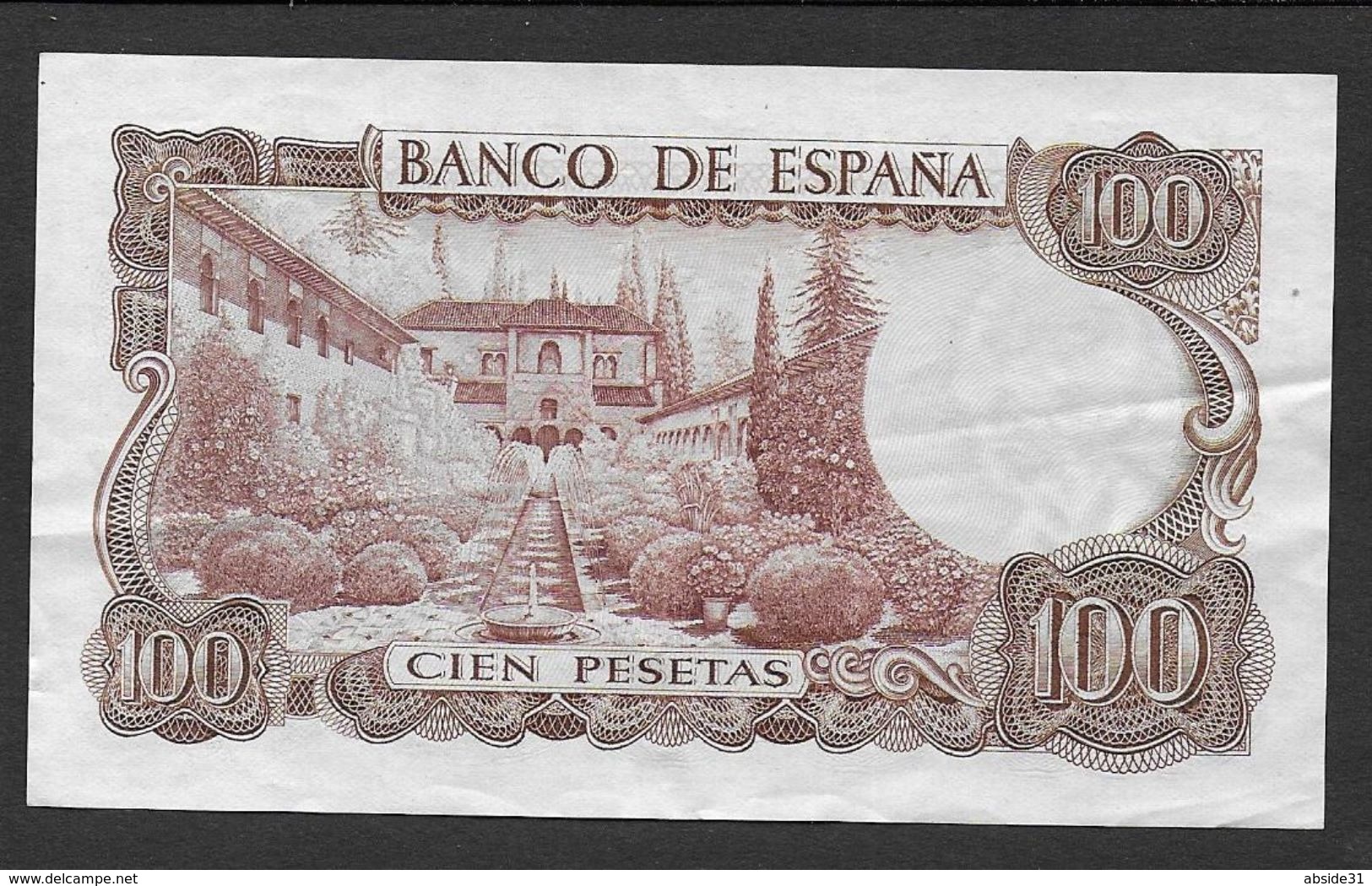 ESPAGNE  - Billet De 100 Pesetas  De 1970 - 100 Pesetas