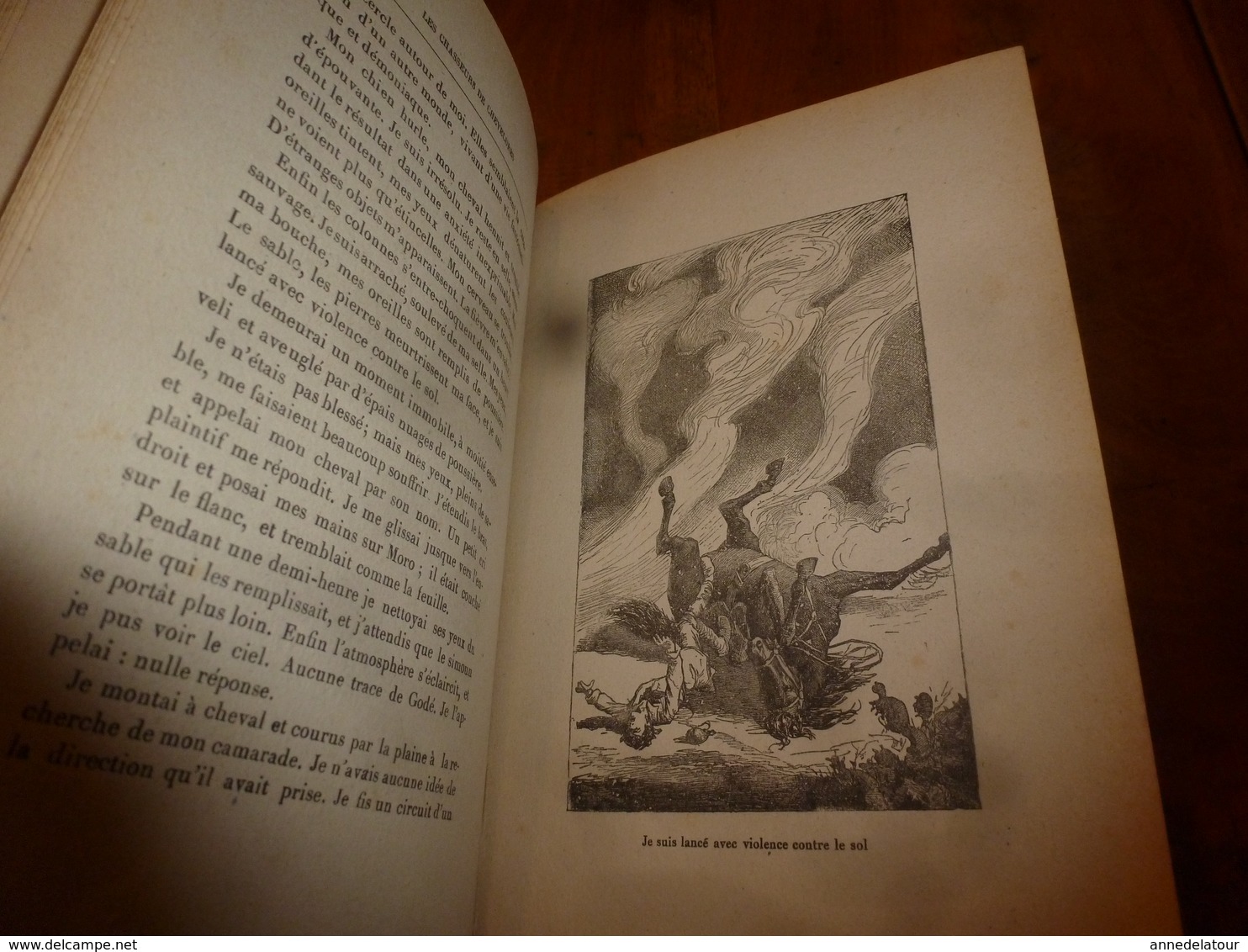 1900 LE CHASSEUR DE CHEVELURES par le capitaine Mayne-Reid ,  édition Sté Française d'Imprimerie et de Librairie