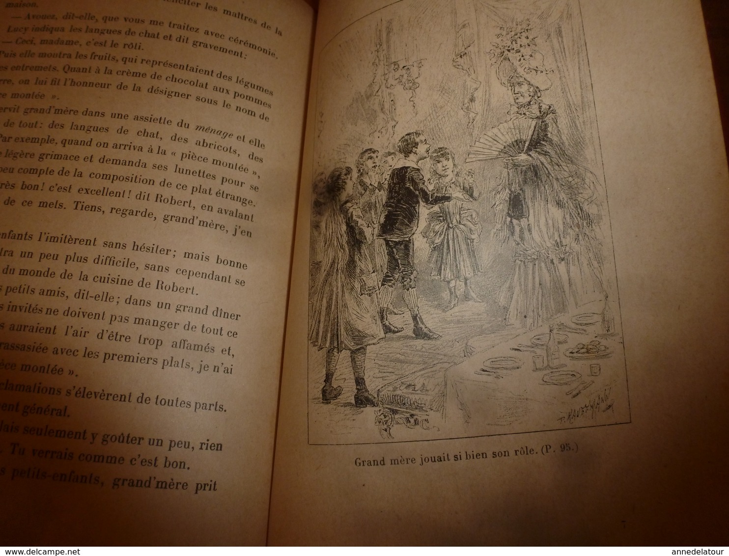 1902 MÉMOIRES D'UN VIEUX CHEVAL BLANC, par Paul Bonhomme , dessins de Kauffmann; Grand-Maman Bonbon; etc