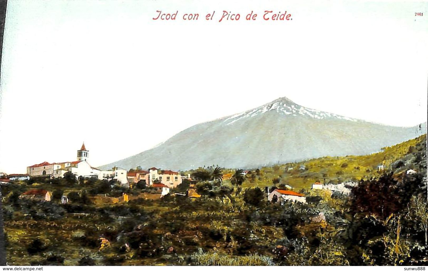 Tenerife -  Icod Con El Pico De Teide (animado) - Tenerife