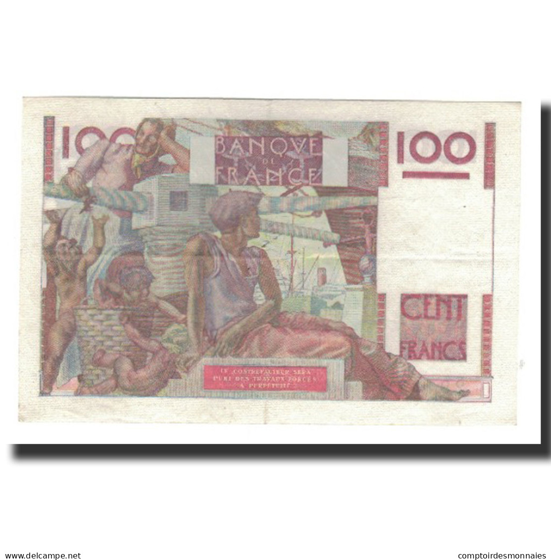 France, 100 Francs, 1950-10-12, SUP, Fayette:28.27, KM:128c - 100 F 1945-1954 ''Jeune Paysan''