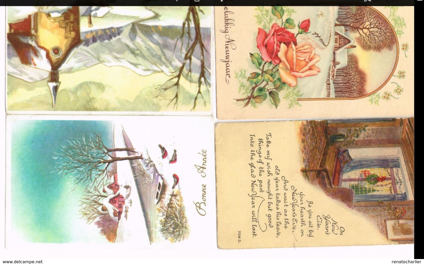 Lot De 8 Cartes Postales. Bonne Année. - New Year