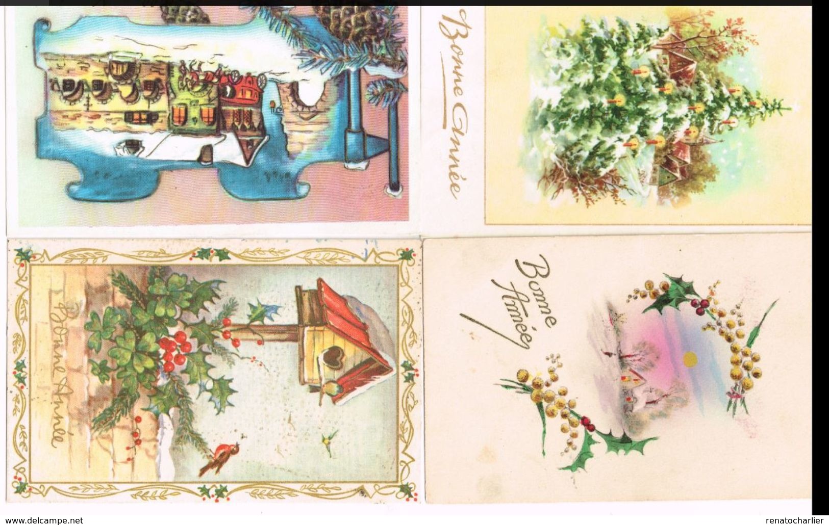 Lot De 8 Cartes Postales. Bonne Année. - New Year