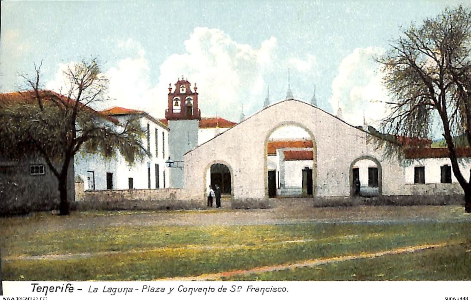 Tenerife -  La Laguna - Plaza Y Conveto De Sn Francisco( Animado Coloreada) - Tenerife