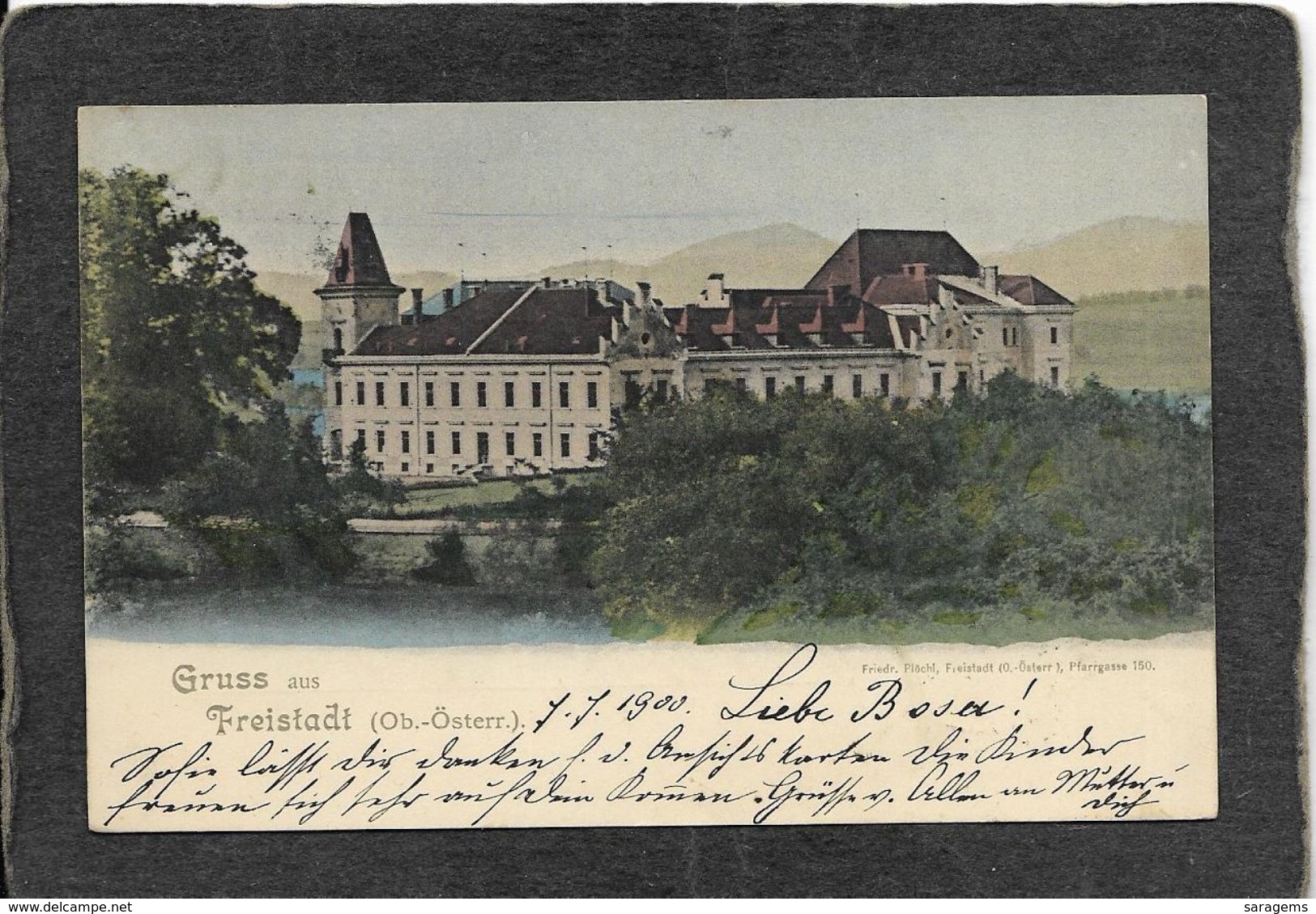 Freistadt,Germany-Grus Aus Pfarrgasse 1900 - Mint Antique Postcard - Autres & Non Classés