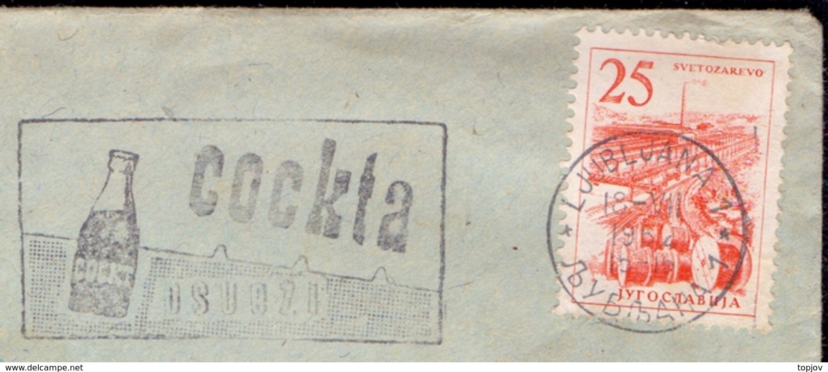 YUGOSLAVIA - SLOVENIA - DRINK  COCKTA - MASHINE FLAM - LJUBLJANA - 1962 - Sonstige & Ohne Zuordnung