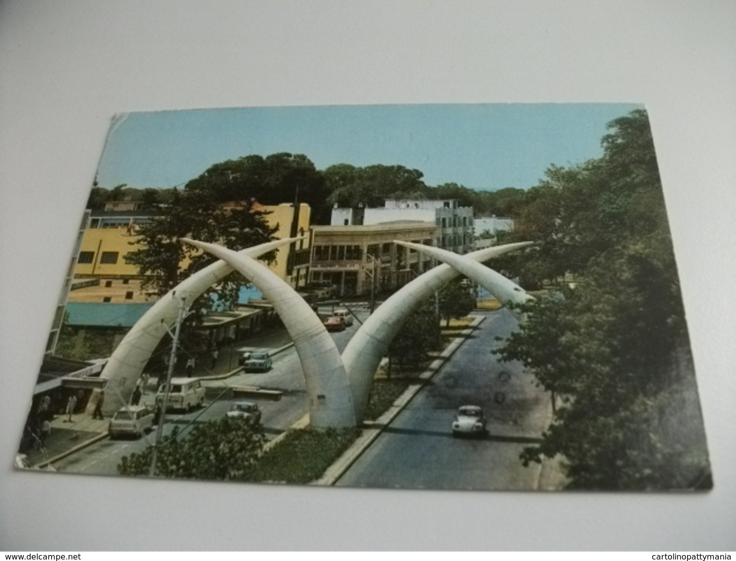 STORIA POSTALE FRANCOBOLLO COMMEMORATIVO KENYA MONBASA TUSKS KILINDINI ROAD - Kenia