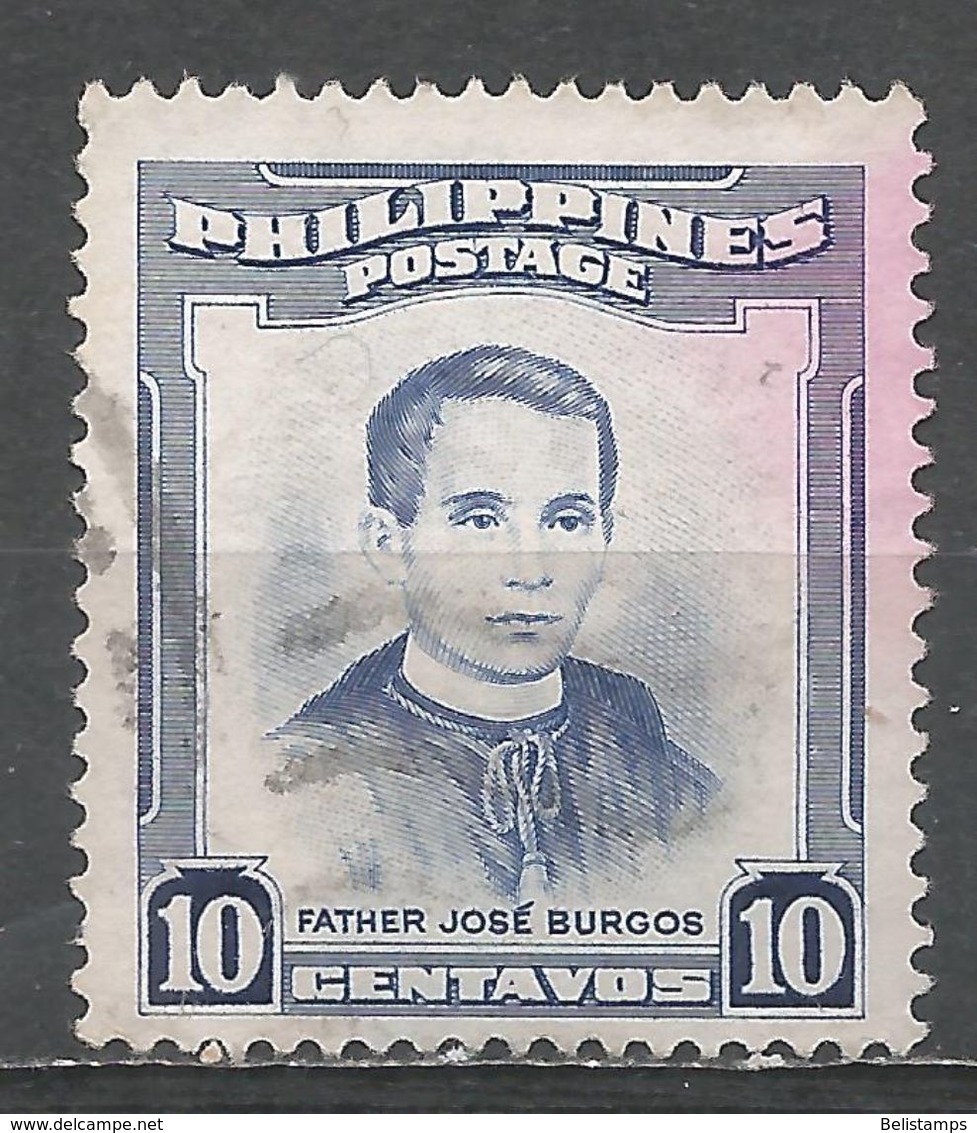 Philippines 1955. Scott #595 (U) Father José Burgos - Filipinas