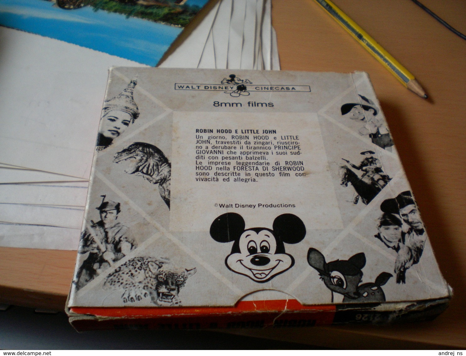 Walt Disney Robin Hood E Little John   8mm Films - Bobines De Films: 35mm - 16mm - 9,5+8+S8mm