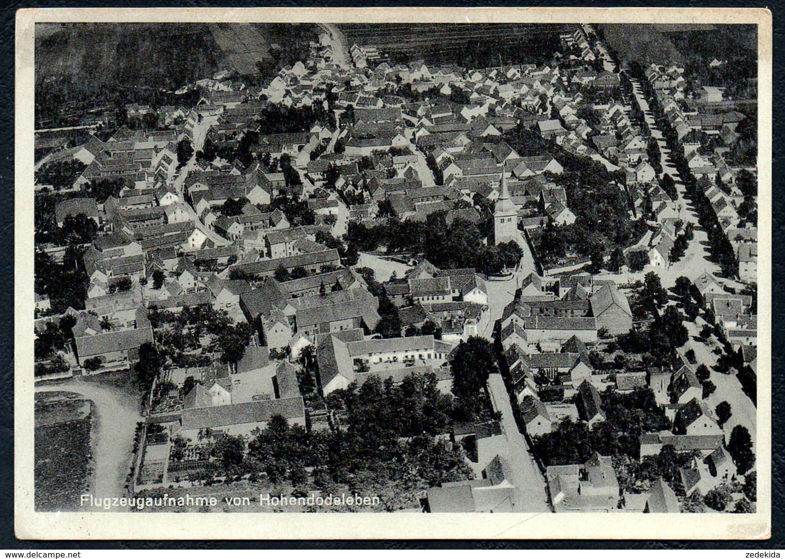 B0648 - Hohendodeleben - Wanzleben - Flugzeugaufnahme - Luftbild - H.A. Kruse Hamburg - Wanzleben