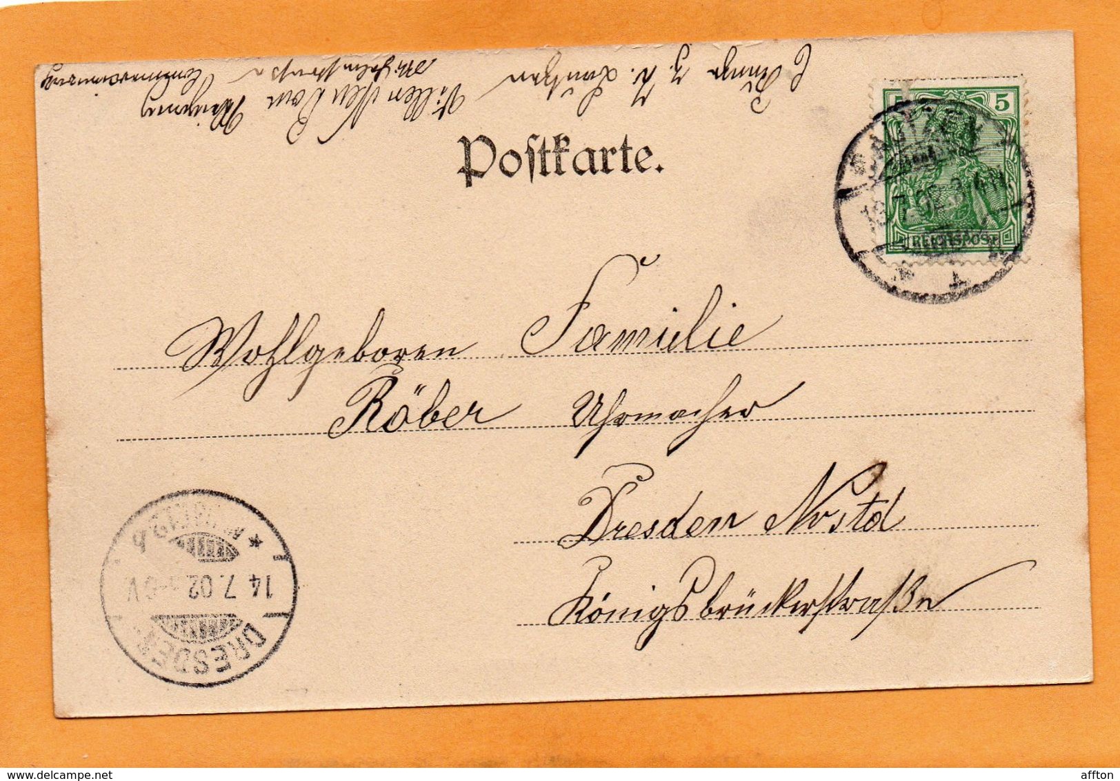 Gruss Aus Bautzen 1902 Postcard Mailed - Bautzen